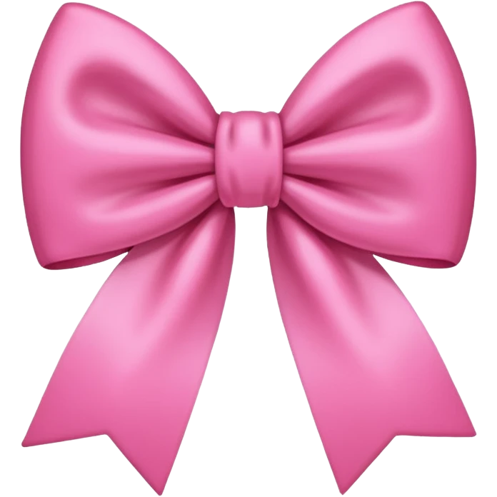 pink bow emoji