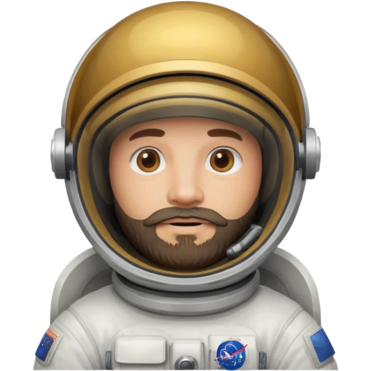 astronaut with beard emoji