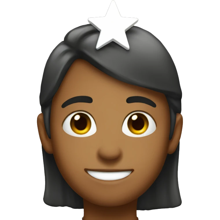 Me with a star on my head  emoji