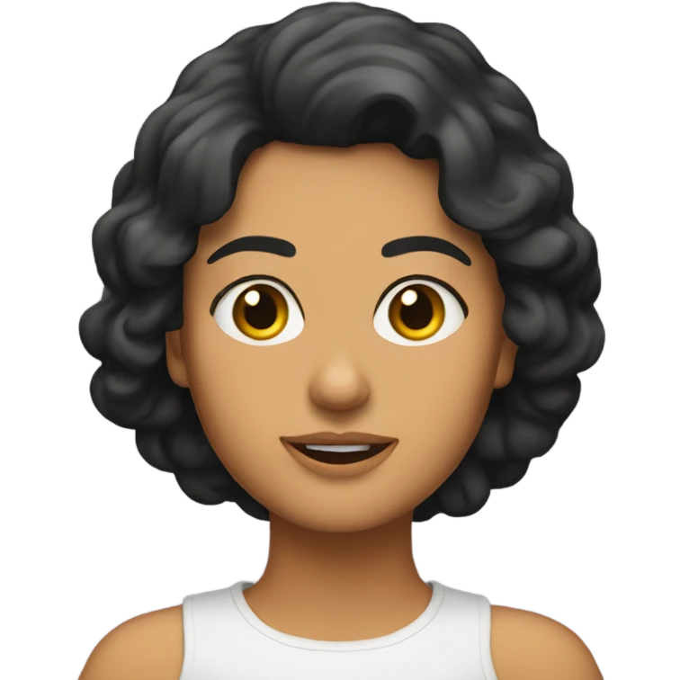 chica moRENA emoji