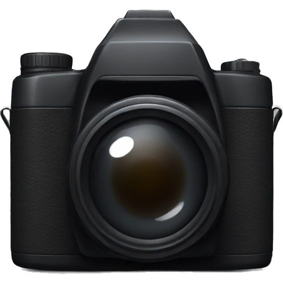 Black camera  emoji