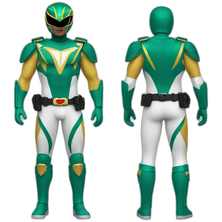 police power ranger full body emoji