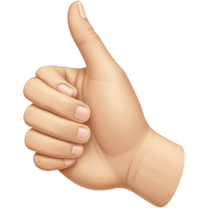 a hand with a sixth digit, which is a thumb on the outside of the pinky finger. It is making a thumbs up sign in both the up and down directions emoji