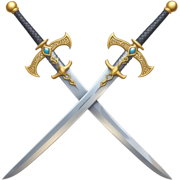 two islamic swords emoji