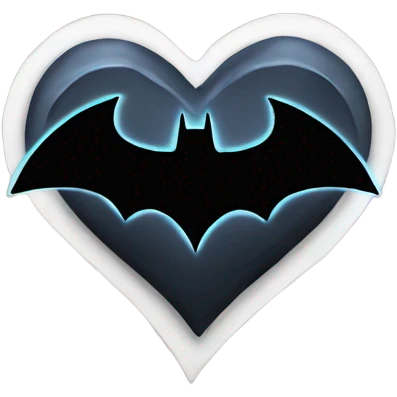 batman heart emoji