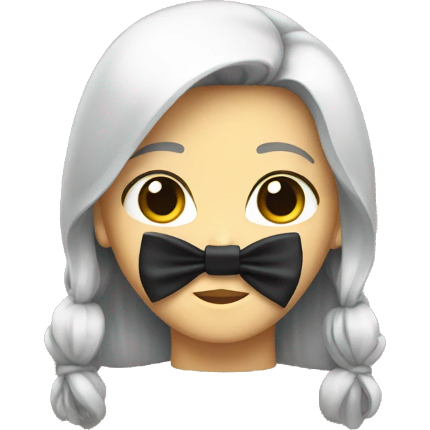 Black bow emoji