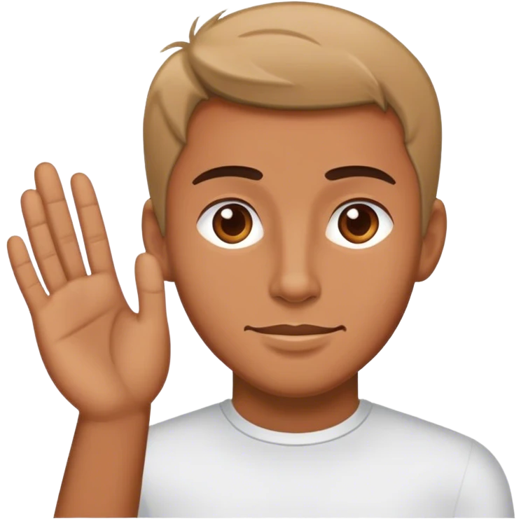 Man saying love you Naomi  emoji