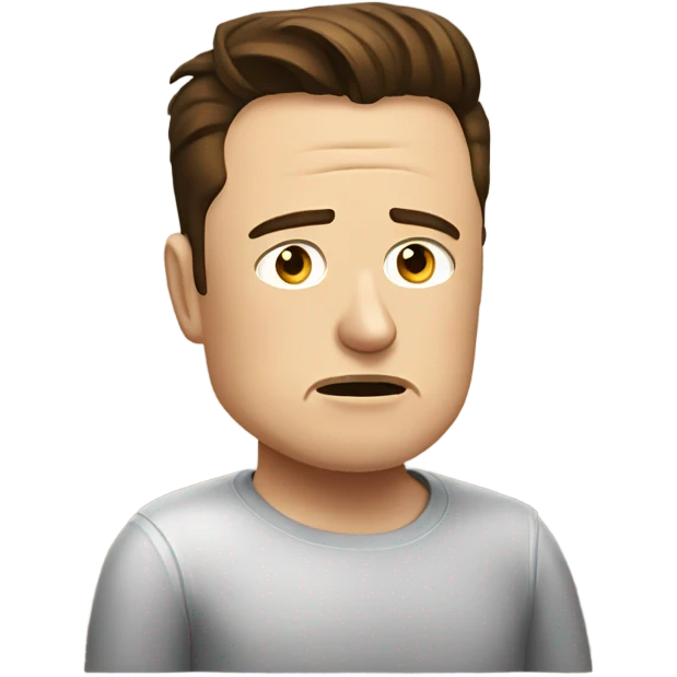 Elon musk sad emoji