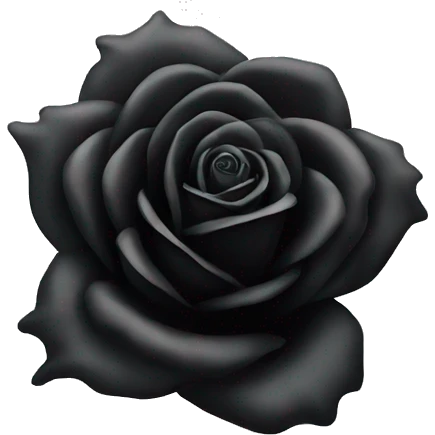 Black rose engagement ring emoji