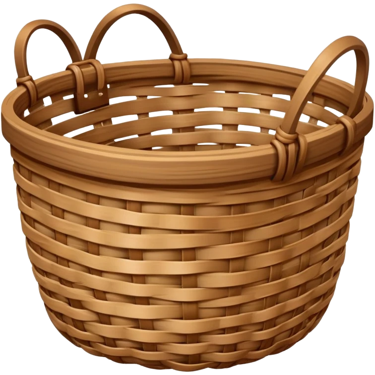 Rattan basket  emoji
