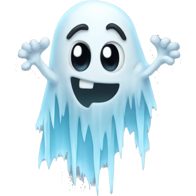 frozen ghost emoji
