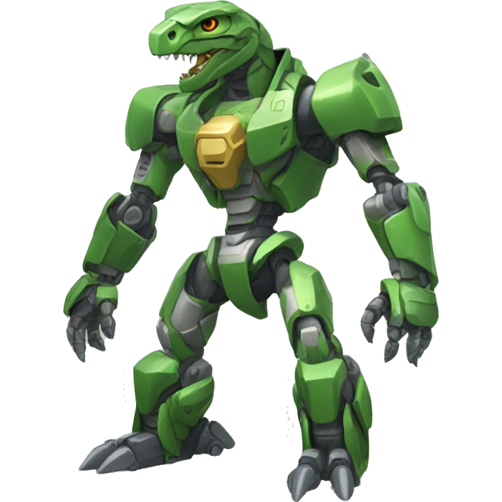 Reptile-Medabot-Mecha full body emoji