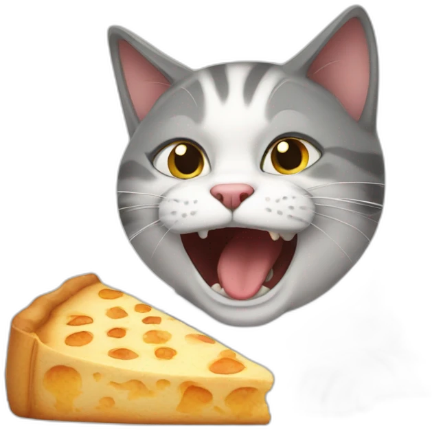 Hungry cat  emoji
