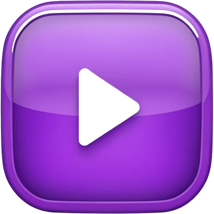 A Solid purple and white play button emoji