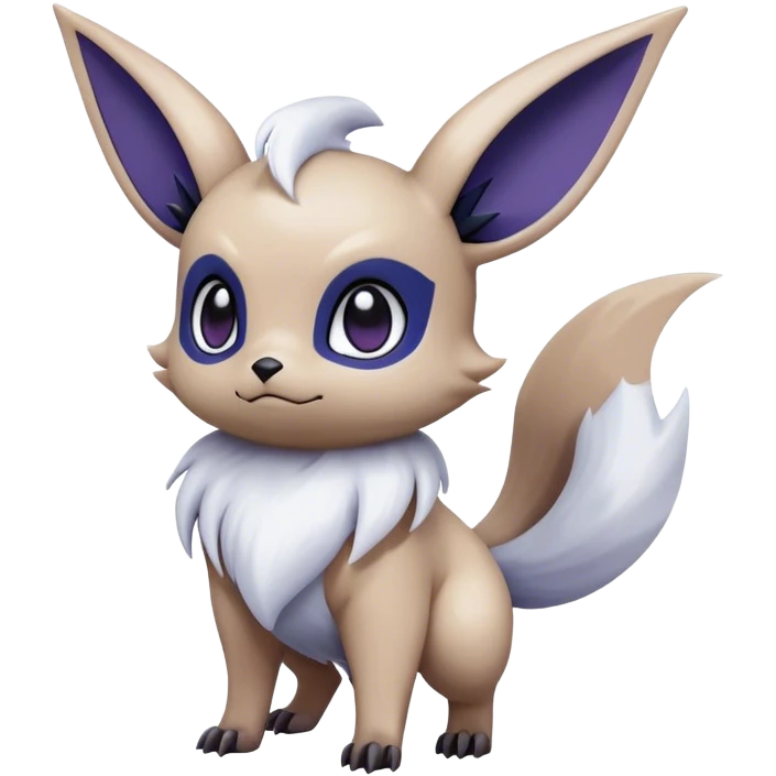 Cool Cute Kawaii Noibat-Eevee-Absol-Eevee-Pokemon Full Body  emoji