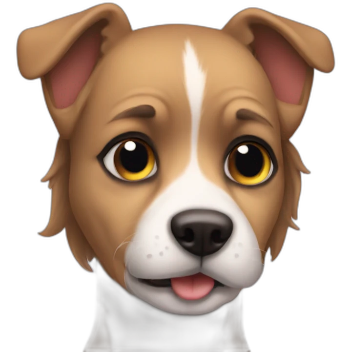 Gay dog emoji