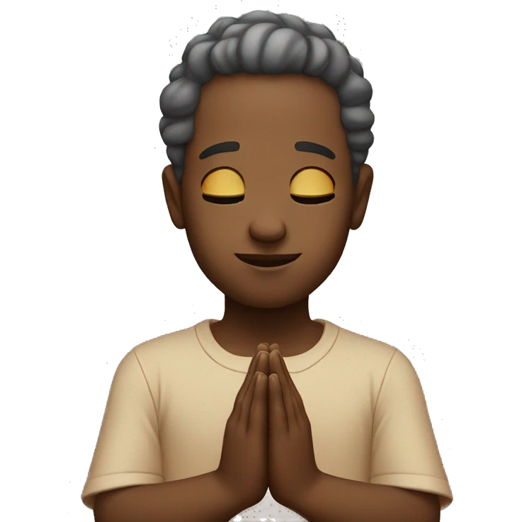 Praying emoji