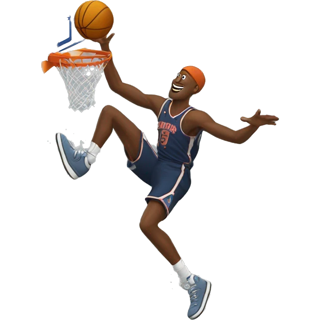 anthony edwards dunking emoji