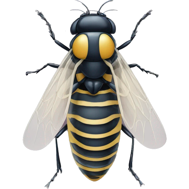 Mosca riéndose  emoji