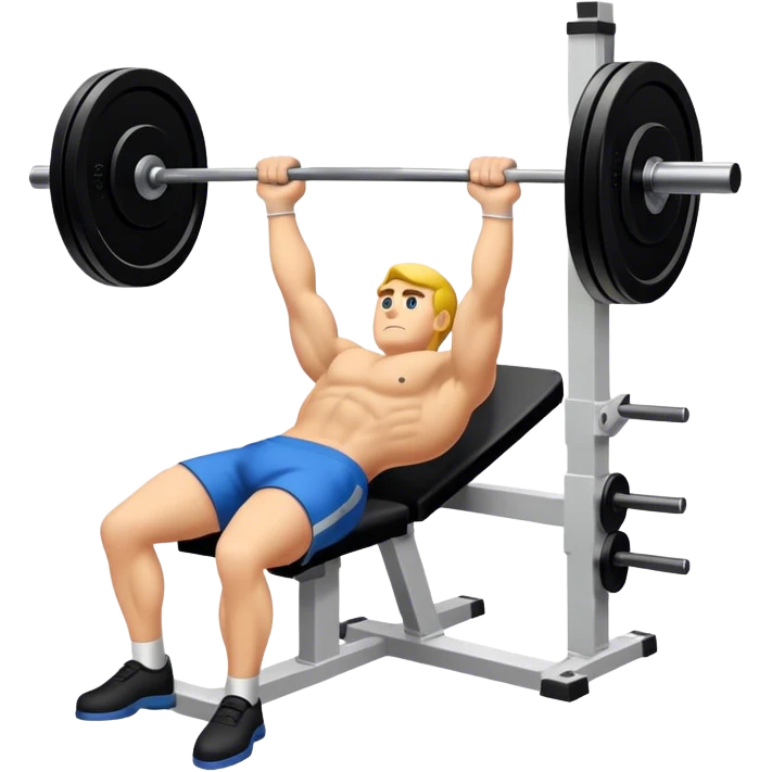 close-grip flat-benchpress emoji