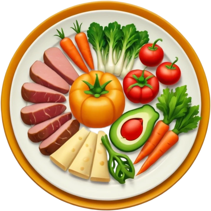 plate of food emoji