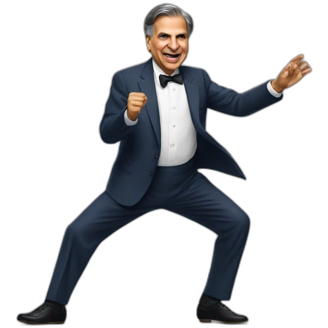 Ratan Tata dancing emoji
