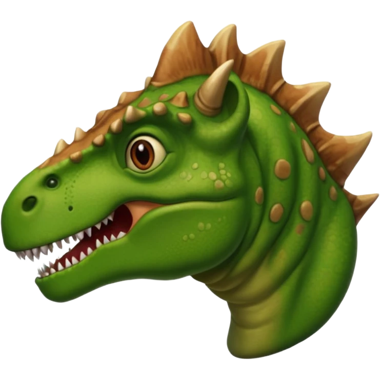 Ein trex  verliebt in einen triceratops  emoji