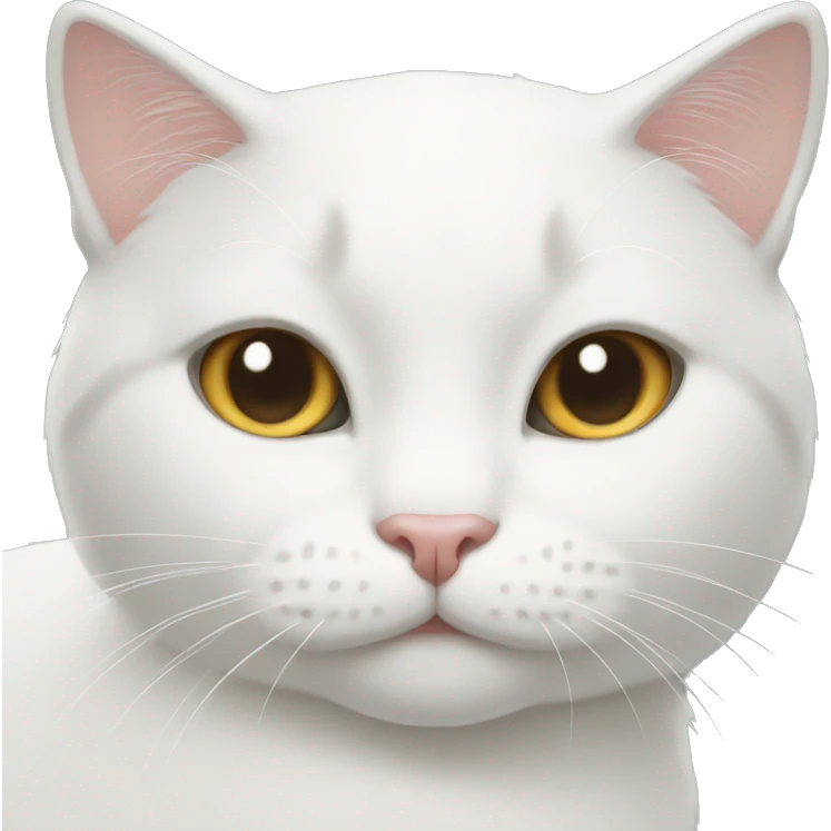 White cat emoji