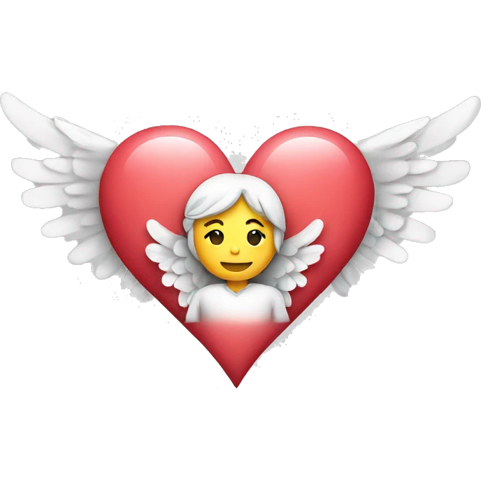 heart with angel wings emoji