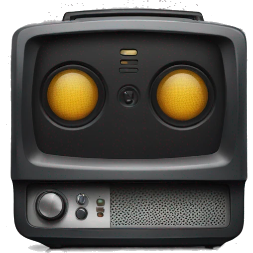 black radio emoji