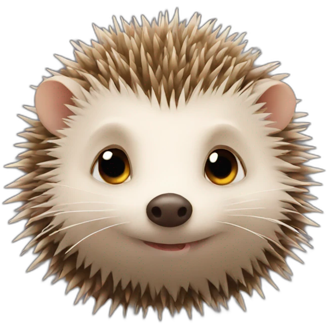 hedgehog loves emoji