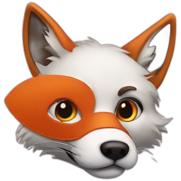 fox with eye patch emoji
