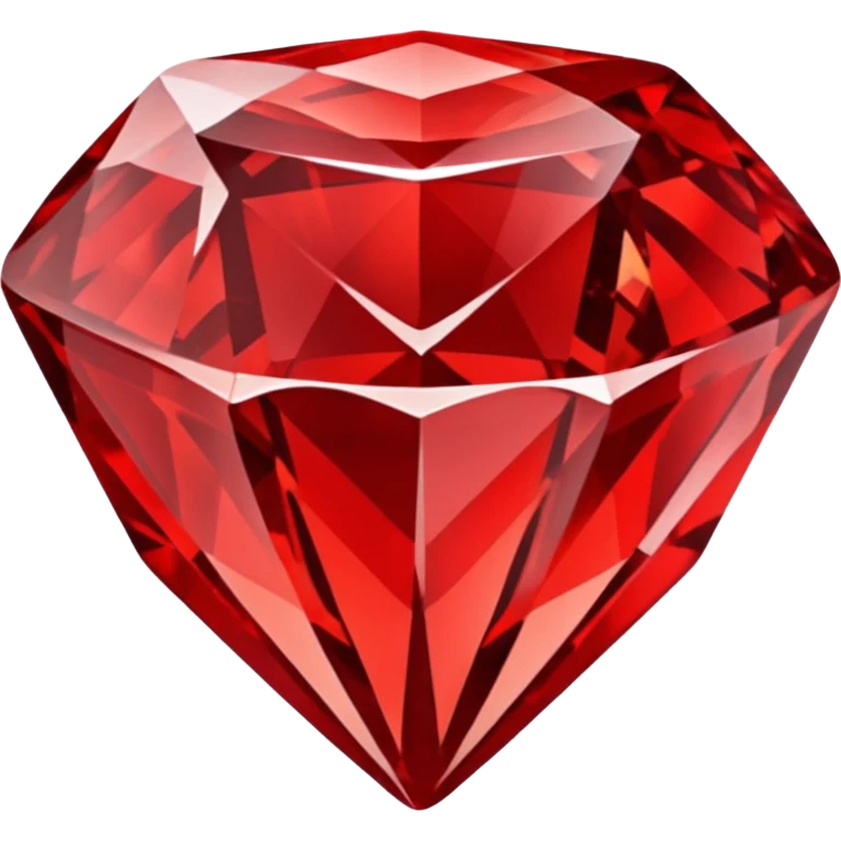 Carved Red Diamond Crystal "RED" emoji