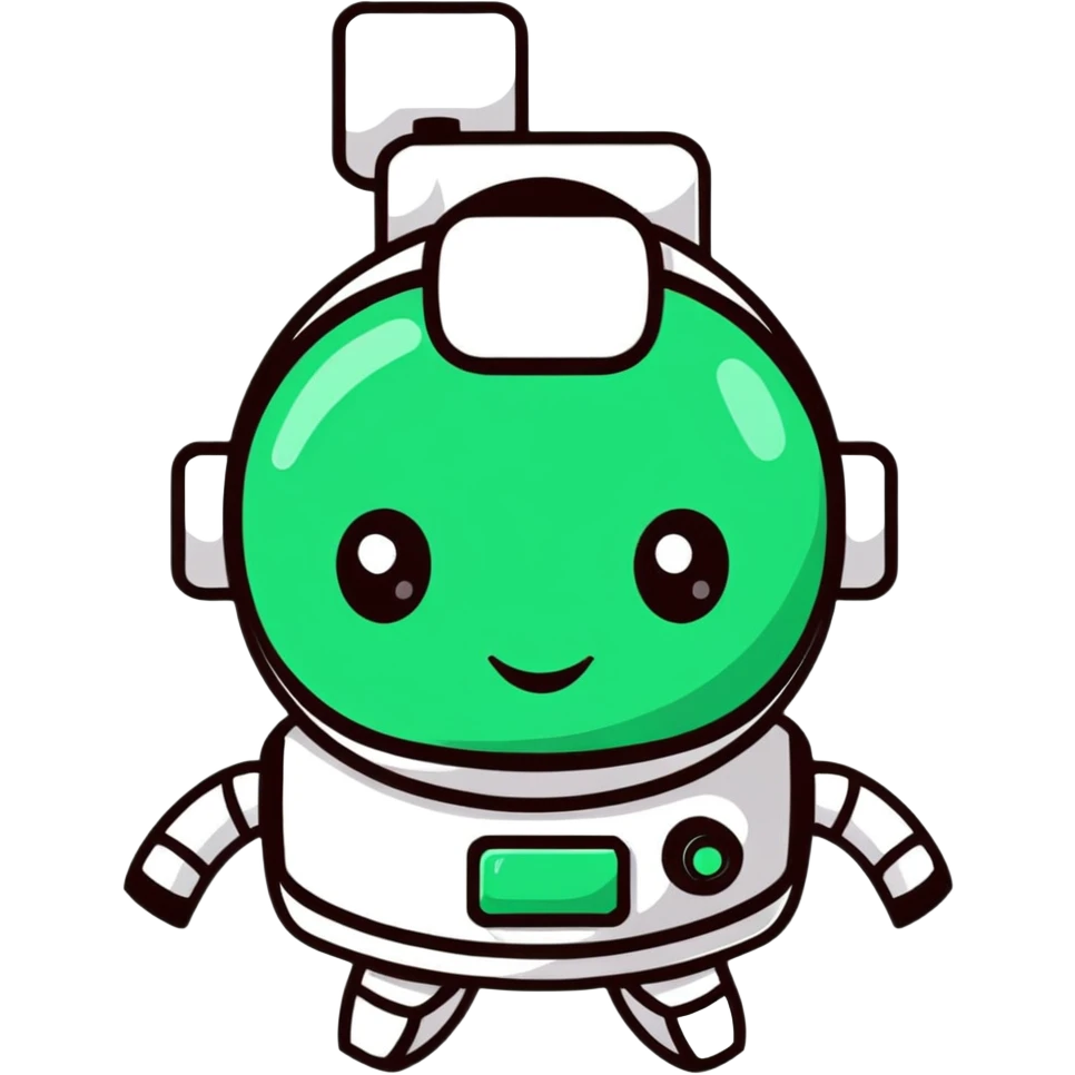 robot face emoji