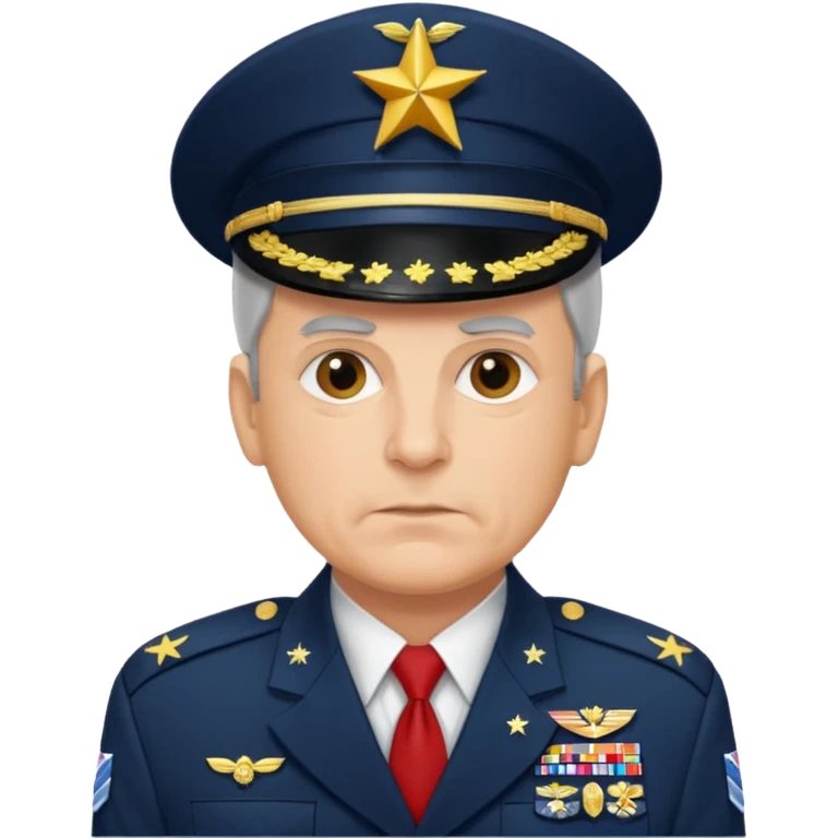USA military general realistic emoji