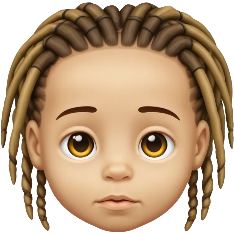 Baby with dreads emoji