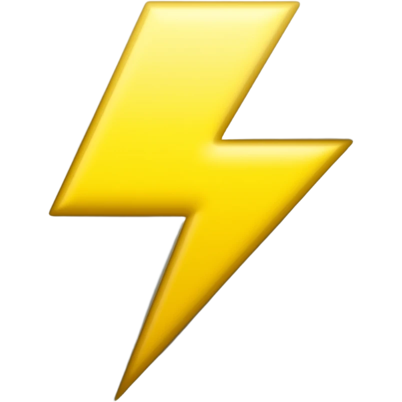 Flash symbol emoji