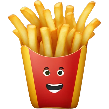 Pack of belgium fries emoji