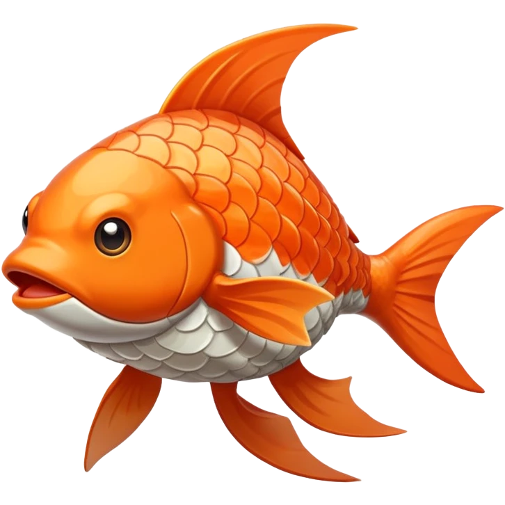 Magikarp Pokémon, simple and expressive emoji