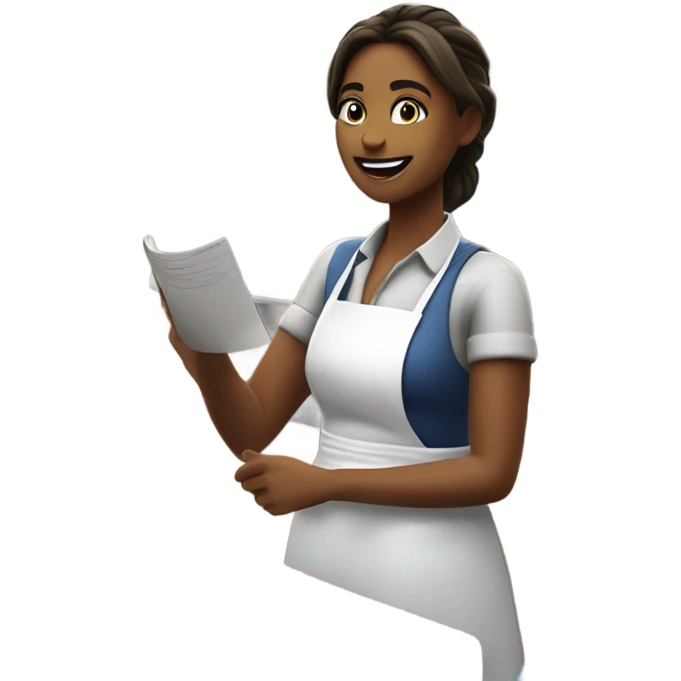 Political waitress  emoji