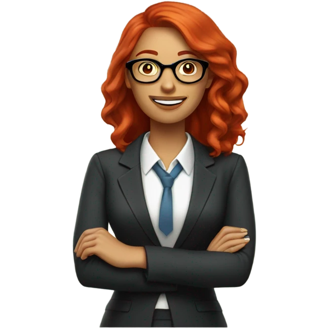 red hair woman nutritionist with glasses happy thinking money emoji