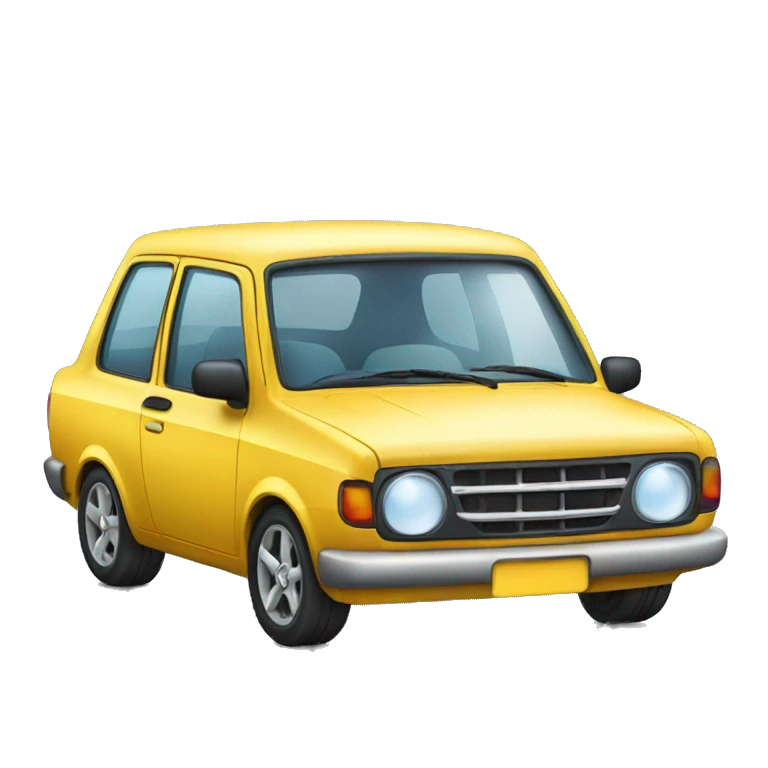 Voiture avec des yeux  emoji