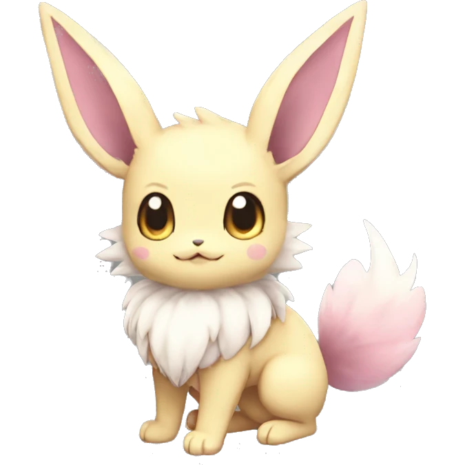 Kawaii Eeveelution-Cute-Pokémon-fusion full body emoji