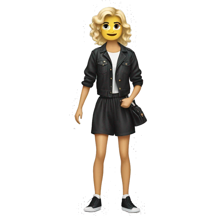 Taylor swit with the new 1989 outfit emoji