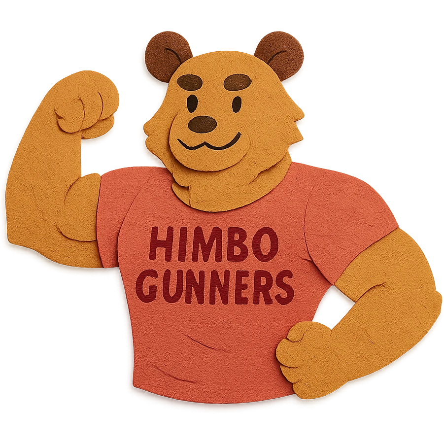 muscular furry character wearing a t-shirt that says 'Himbo Gunners' emoji
