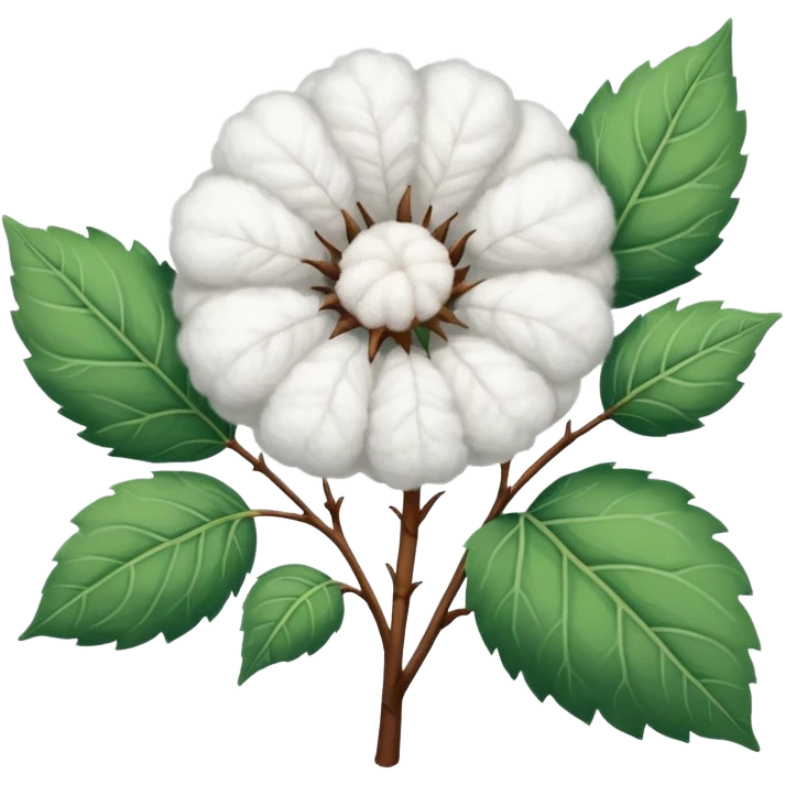 A cotton plant emoji