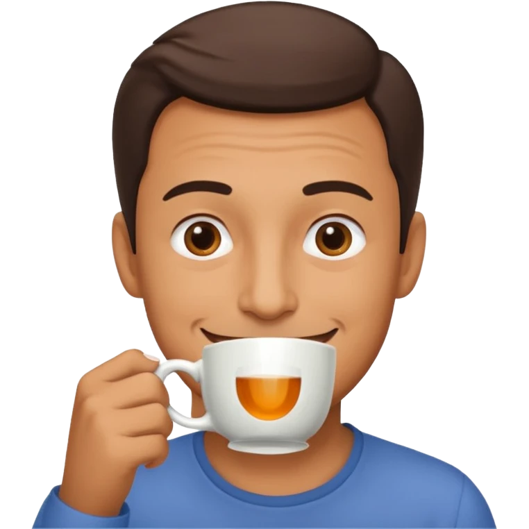 Çay içen Baba  emoji