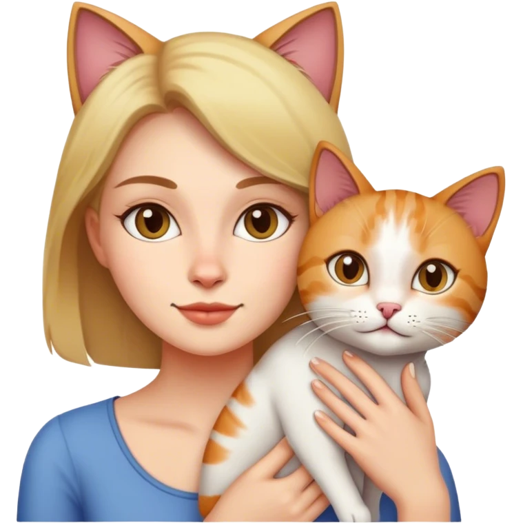 Cat wir a Woman  emoji