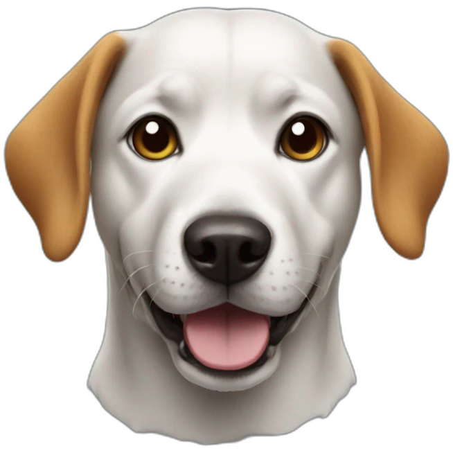 a dog in the space emoji