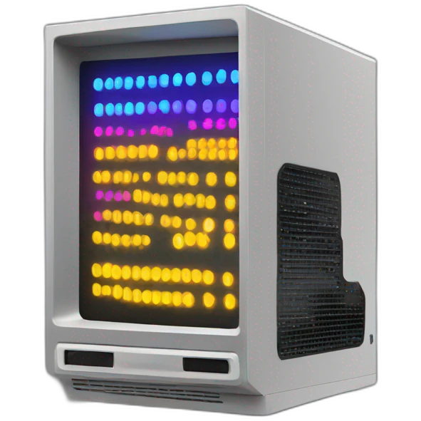 gaming desktop computer rgb led emoji